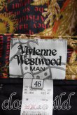 画像3: Vivienne Westwood MAN / 総柄リネンハーフパンツ 46 茶  H-24-06-30-048-pa-OD-ZH (3)