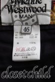 画像4: Vivienne Westwood MAN / 総柄リネンハーフパンツ 46 茶  H-24-06-30-048-pa-OD-ZH (4)