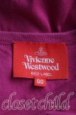 画像3: Vivienne Westwood / 単色オーブ刺繍BIGTシャツ 00 ショッキングピンク  H-24-07-07-091-to-OD-ZH (3)