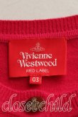 画像3: Vivienne Westwood / 単色オーブ刺繍カーディガン 03 ショッキングピンク  H-24-07-14-068-to-OD-ZH (3)