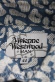 画像3: Vivienne Westwood MAN / レオパード柄シャツ 44 水色  H-24-07-14-085-bl-IN-ZH (3)