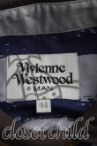 画像3: Vivienne Westwood / ストライプ半袖シャツ 44 青  H-24-07-14-086-bl-OD-ZH (3)