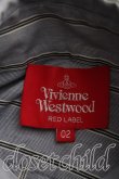 画像3: Vivienne Westwood / 単色オーブ刺繍タイフロントシャツ 02 青  H-24-07-14-092-bl-OD-ZH (3)