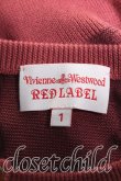 画像3: Vivienne Westwood / ハート総柄カーディガン 1 エンジ  H-24-07-21-047-to-OD-ZH (3)