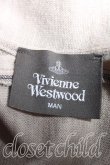 画像4: Vivienne Westwood MAN / オーブ刺繍バイカラービッグシルエットカーディガン FREE 黒×ベージュ  H-24-07-21-052-to-IN-ZH (4)