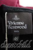 画像3: Vivienne Westwood MAN / オーブ刺繍バイカラータートルニット 46 黒×エンジ  H-24-07-21-059-to-IN-ZH (3)