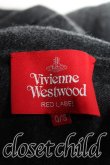 画像3: Vivienne Westwood / オーブ刺繍フーディロングカーディガン O/S 灰  H-24-07-21-071-to-IN-ZH (3)