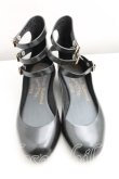 画像2: Vivienne Westwood×Melissa / 3ストラップシューズ 40 黒  H-24-07-21-080-sh-OD-ZH (2)