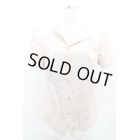【USED】Vivienne Westwood / オープンカラーシャツ ヴィヴィアンウエストウッド ビビアンUK12 ベージュ 【中古】 H-24-07-28-066-bl-OD-ZH
