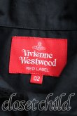 画像3: Vivienne Westwood / オーブ刺繍レーストリム半袖シャツ 02 黒  H-24-08-04-022-bl-IN-ZH (3)