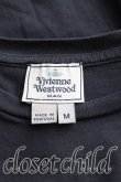 画像3: Vivienne Westwood MAN / オーブ刺繍Tシャツ M 紺  H-24-08-18-057-jc-OD-ZH (3)