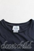 画像5: Vivienne Westwood MAN / オーブ刺繍Tシャツ M 紺  H-24-08-18-057-jc-OD-ZH (5)