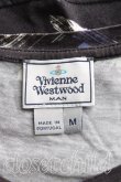 画像3: Vivienne Westwood MAN / チェックペイントptTシャツ M 黒  H-24-08-18-066-ts-IN-ZH (3)