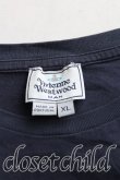 画像3: Vivienne Westwood MAN / オーブ刺繍Tシャツ XL 紺  H-24-08-18-070-ts-OD-ZH (3)