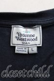 画像3: Vivienne Westwood MAN / オーブ刺繍Tシャツ L 紺  H-24-08-18-071-ts-OD-ZH (3)