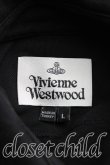 画像3: Vivienne Westwood / カラーオーブ刺繍長袖ポロシャツ L 黒  H-24-08-25-022-to-OD-ZH (3)