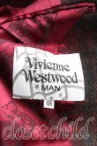 画像3: Vivienne Westwood MAN / タータンチェックウールジャケット 48 赤  H-24-08-25-005-jc-IN-ZH (3)