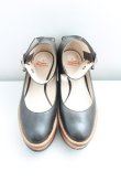 画像2: Vivienne Westwood / プラットホームベルトパンプス 38 黒  H-24-08-25-051-sh-OD-ZH (2)