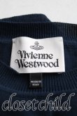 画像3: Vivienne Westwood / カラーオーブ刺繍サマーニット M 青  H-24-08-25-093-to-OD-ZH (3)