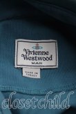 画像3: Vivienne Westwood MAN / カラーオーブ刺繍ポロシャツ M 水色  H-24-08-25-102-to-OD-ZH (3)