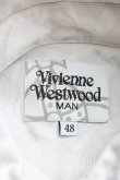 画像3: Vivienne Westwood MAN / スカル総柄シャツ 48 灰  H-24-09-01-024-bl-IN-ZH (3)