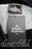 画像3: Vivienne Westwood MAN / ラインオーブ刺繍ダメージニット FREE 黒×灰×青  H-24-09-01-039-to-IN-ZH (3)