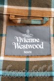 画像3: Vivienne Westwood MAN / タータンチェックブルゾン FREE 茶×青  H-24-09-01-041-to-IN-ZH (3)