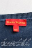 画像3: Vivienne Westwood / カラーオーブ刺繍カーディガン XS 青  H-24-09-01-047-to-OD-ZH (3)