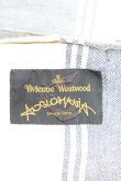 画像3: Vivienne Westwood / リネンストライプトートバッグ  青  H-24-09-01-051-ba-OD-ZH (3)