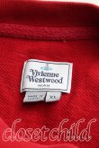 画像3: Vivienne Westwood / カラーオーブ刺繍スウェット XL 赤  H-24-09-08-038-to-OD-ZH (3)