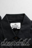 画像5: Vivienne Westwood MAN / カラーオーブ刺繍半袖シャツ 50 黒  H-24-09-08-012-bl-OD-ZH (5)