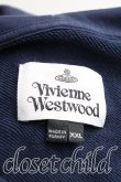 画像3: Vivienne Westwood / カラーオーブ刺繍パーカー XXL 紺  H-24-09-15-012-to-OD-ZH (3)