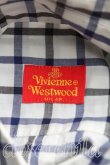 画像3: Vivienne Westwood / ギンガムチェックシャツ II 紺  H-24-09-22-023-bl-OD-ZH (3)