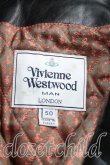 画像4: Vivienne Westwood MAN / レザーライダースジャケット 50 黒  H-24-09-22-003-jc-IN-ZH (4)