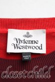 画像3: Vivienne Westwood / オーブ刺繍グラデーションサマーニット XL 赤  H-24-09-22-040-to-IN-ZH (3)