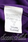 画像4: Vivienne Westwood / カラーオーブ刺繍カーディガン L 紫  H-24-09-22-074-to-IN-ZH (4)