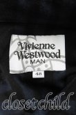 画像3: Vivienne Westwood MAN / タータンチェックギャザーロングシャツ 48 黒  H-24-09-29-036-bl-OD-ZH (3)