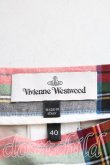 画像3: Vivienne Westwood / タータンチェック変形スカート 40 赤  H-24-09-29-050-sk-OD-ZH (3)