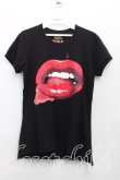 画像1: Vivienne Westwood / 回顧展リップptTシャツS 黒 H-24-10-06-024-ts-IN-ZH (1)