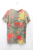 画像2: Vivienne Westwood / TS/ティーガーデンTシャツM 青 H-24-10-06-027-ts-OD-ZH (2)