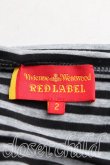 画像3: Vivienne Westwood / 単色オーブ刺繍ボーダーカットソー2 灰×黒 H-24-10-06-034-to-IN-ZH (3)