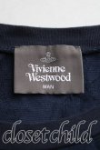 画像3: Vivienne Westwood MAN / アーガイルトライアングルカットソーFREE 紺 H-24-10-06-038-to-OD-ZH (3)