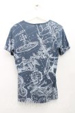 画像2: Vivienne Westwood MAN / 星座柄Tシャツ44 紺 H-24-10-06-050-ts-OD-ZH (2)