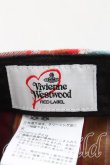 画像4: Vivienne Westwood / タータンチェックキャップ 赤 H-24-10-06-076-ha-OD-ZH (4)