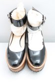 画像2: Vivienne Westwood / エナメルアンクルストラップシューズ37 黒 H-24-10-06-089-sh-IN-ZH (2)