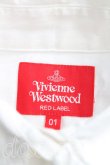 画像3: Vivienne Westwood / オーブ刺繍フリルトリムシャツ 01 白  H-24-10-20-013-bl-IN-ZH (3)