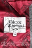 画像3: Vivienne Westwood MAN / CO/メルトンミントカラーコート 44 灰  H-24-10-27-004-co-OD-ZH (3)