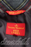 画像3: Vivienne Westwood / タータンチェックラブジャケット 3 灰×赤  H-24-11-03-002-jc-IN-ZH (3)