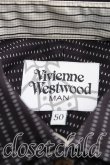 画像3: Vivienne Westwood MAN / 総柄シャツ 50 黒  H-24-11-10-017-bl-OD-ZH (3)