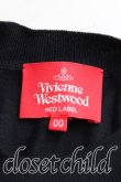 画像3: Vivienne Westwood / オーブ刺繍ダメージニット 00 黒×灰×青  H-24-11-24-033-to-IN-ZH (3)